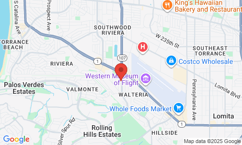 Google map image of our location in 24241 Hawthorne Blvd Ste 201 Torrance, CA